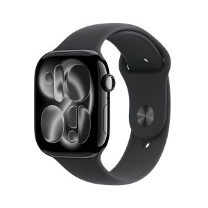 Apple Watch 11 GPS 46mm Jet Black Aluminium with Case Black Sport | S/M | NOVO
