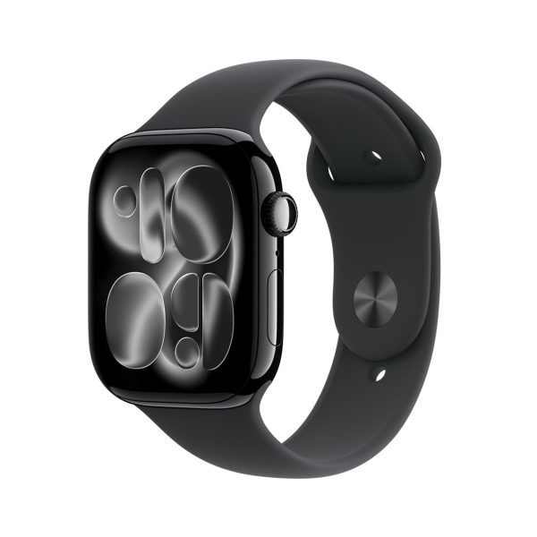Apple Watch 11 GPS 46mm Jet Black Aluminium with Case Black Sport | S/M | NOVO
