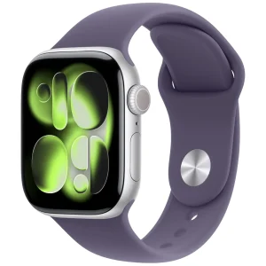 Apple Watch 11 GPS 46mm Silver Aluminium Case with Purple Fog Sport | M/L | NOVO
